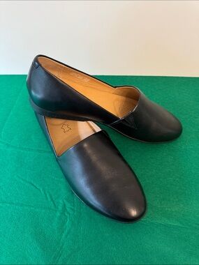 Dansko Black Slip-On Shoe with Tan Insole
